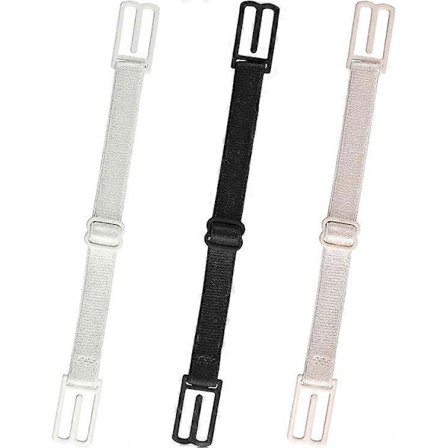 Sæt med 3 BH-strop holdere til kvinder, skridsikre justerbare BH-clips til ryg, skridsikre elastiske BH-strop klemmer til løb, klatring og sport