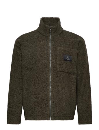 Kali Hortona Sweat Cardigan Sweat-shirts & Hoodies Fleeces & Midlayers Vihreä Bruuns Bazaar