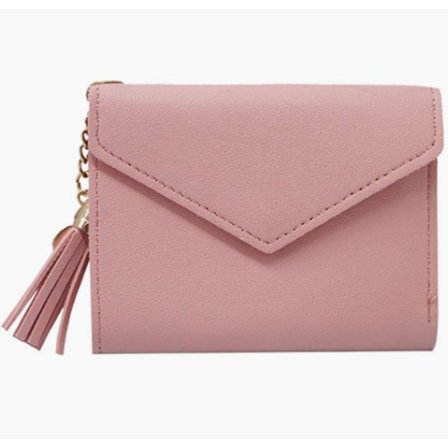 Damplånbok, liten, smal PU-läder kreditkortshållare, damväska