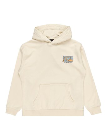 Drybridge Hoodie Youth Tops Sweat-shirts & Hoodies Hoodies Beige Quiksilver