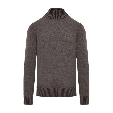 Gran Sasso, Cashmere Knitwear Bruin, Heren, Maat:L