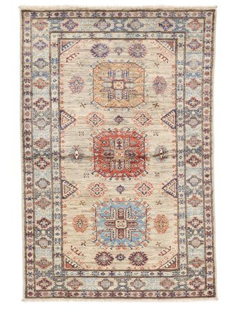 Kazak Ariana Matta Handknuten 101X156 Brun/Beige Afghanistan