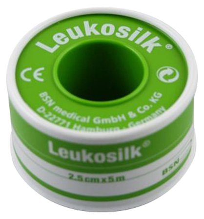 Nygaard Leukosilk 5 m x 2,5 cm, Medicin & Pleje, Sårpleje, Sårplastre