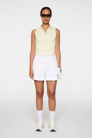 J.Lindeberg - Arella Pleated Shorts - Golf - White - Women - 28