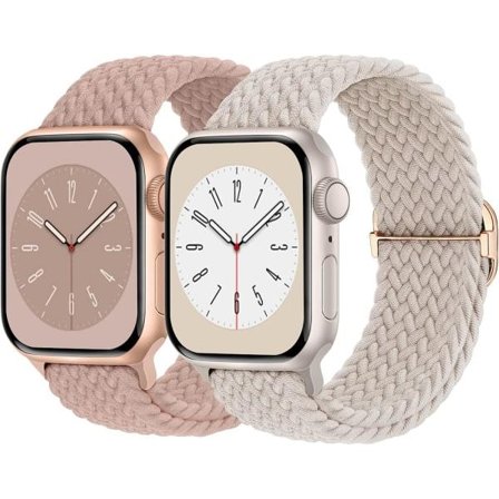 Kompatibel med Apple Watch-armband 38 mm 40 mm 41 mm kvinnor män justerbart stretchigt band elastiska sportarmband för iWatch Series 8 7 6 5 4 3 2 4 