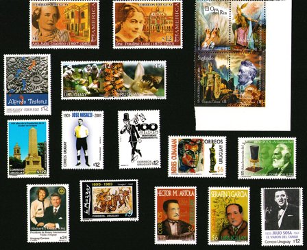 Uruguay - Frimærkepakke - Postfrisk