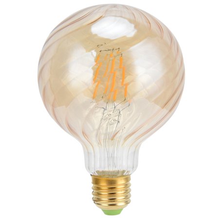 G95 LED Pære E27 4W Dæmpbar Varmt Gyldent Lys til Hotel Cafe Dekoration