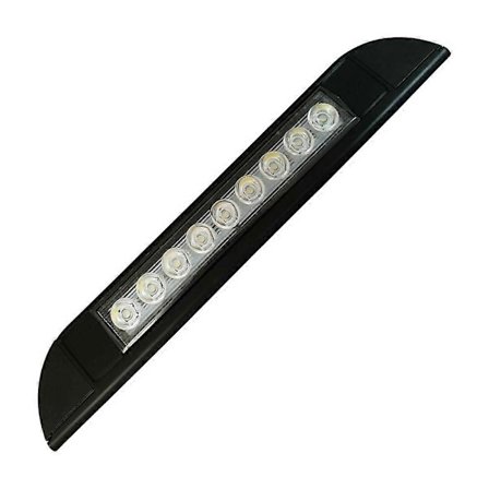 9 LED Markiselys 12V 24V Vanntett 256mm Utvendig Campingvogn Strip Lampe Hvit[D]