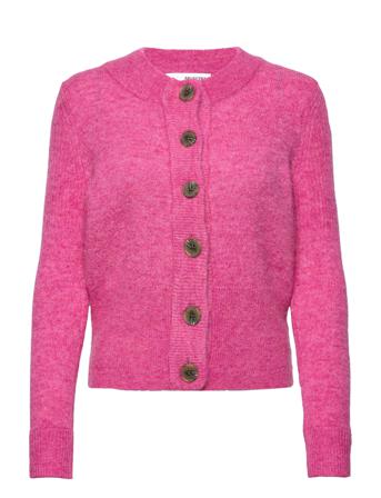 Slfsia Ls Knit Cardigan B Coll Strikkegenser Cardigan Rosa Selected Femme