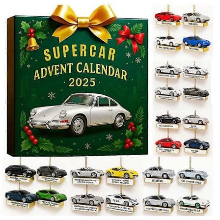 Superbils adventskalender blind box juletræsdekoration [DB]