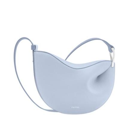 Aito nahkalaukku Korkealaatuinen naisten olkalaukku Naisten Crossbody-laukku glacier blue 24X7X17cm