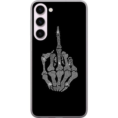 Kompatibelt Mobildeksel til Samsung Galaxy S23+ Fuck deg Bling