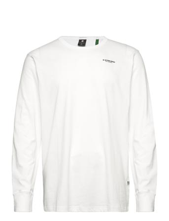 Base R T L\S T-Langærmet Skjorte Hvid G-Star RAW