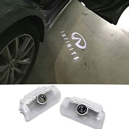 Car LED-dörrlogoprojektor Ghost Shadow-lampor för Infiniti G M