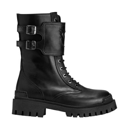 Pinko, Lace-up Boots Zwart, Dames, Maat:39 EU