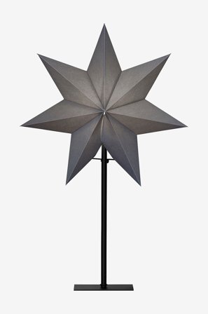 Jotex - Stjerne på fot Ozen Grå - Kjøp Julestjerner hos Jotex