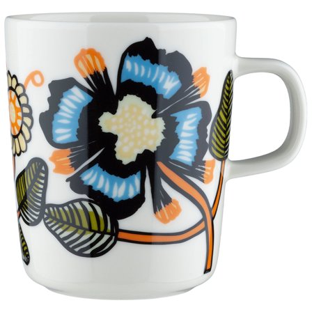 Marimekko Tiara mugg 2,5 dl, vit/grön/orange | Dukning & Servering > Muggar & Koppar | Bagaren och Kocken