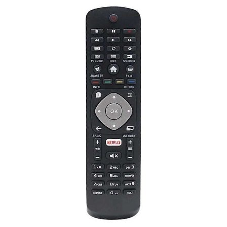 Philips Smart TV Fjernbetjening med Netflix – Universel Kompatibel