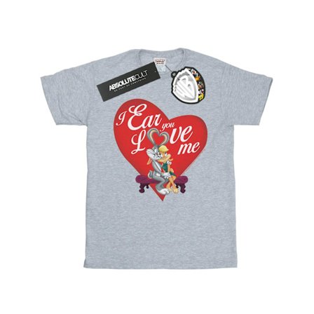 Looney Tunes Mens Bugs Bunny And Lola Valentine ́s Day Love Me T