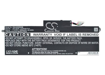Batteri til notebook, bærbar computer til Acer Aspire S3-392G, Aspire S3-392