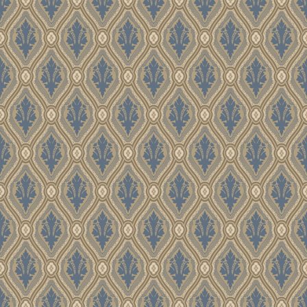 Duro Tapetprov, Lillstugan 541-03P Gammalsvenska Papper, Blå, L, , Färg & tapeter