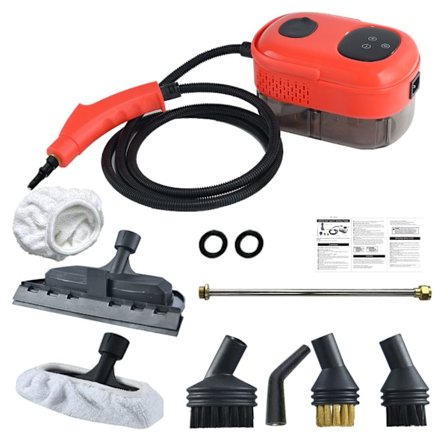 Handhållen Trycksatt Ångrengörare, 1000ml Vattentank, 15S Uppvärmningstid