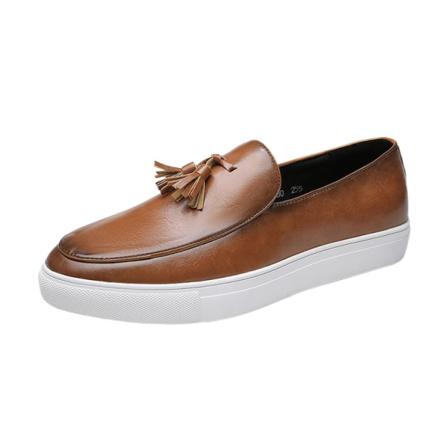 Flat Flats För Män Rund Toe Casual Sko