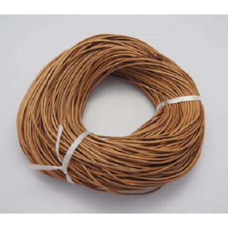 100 mt. naturfarget skinnrem 1 mm. tykk,