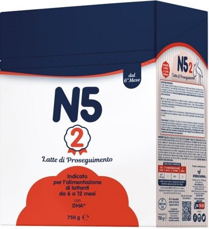N5 2 Latte di Proseguimento in Polvere 6/12 Mesi 750 g