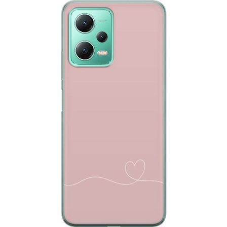Kompatibelt Mobilskal till Xiaomi Xiaomi Redmi Note 12 Rosa Hjärna Design