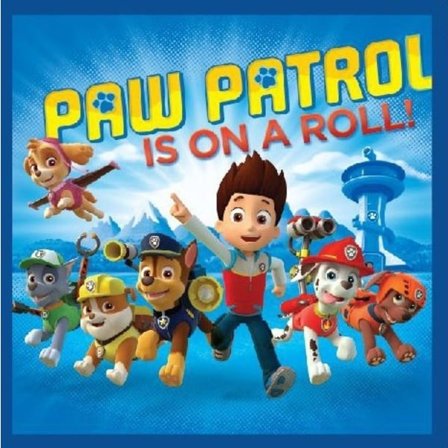 Paw Patrol Magisk Handduk, Ansiktshandduk 30x30 cm