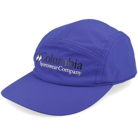 Columbia - Blauw 5panel Cap - Powderkeg Ball Cap Clematis Blue 5-Panel @ Hatstore