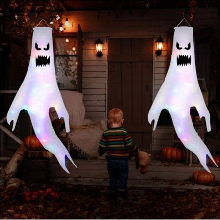 #Koriste-esine Halloween-koriste kauhu 130CM Halloween-kummituskoriste 2 kpl#