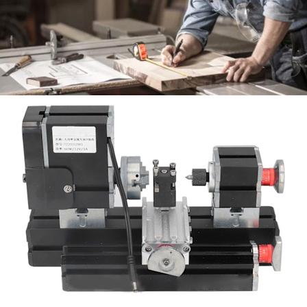 12VDC 60W 12000RPM Tehokas Mikro-Sorvi Metallille, Kiert v Sorvi Porak ytt isell Kiinnityspidikkeell 100 240VAU-Pistokkeella