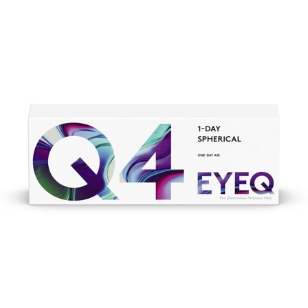 EyeQ One-Day Air Q4 - 30/laatikko - Piilolinssit - EyeQ
