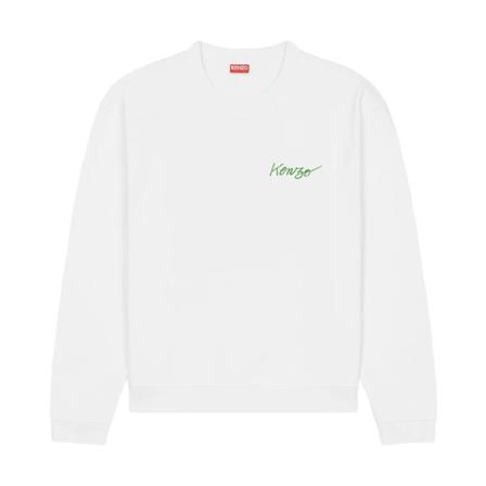 Kenzo, Sweatshirts Hoodies Wit, Heren, Maat:L