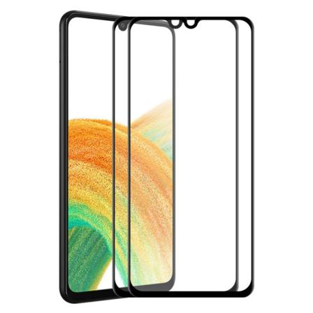 [2-pack] Härdat Glas Samsung Galaxy A33 5g Skärmskydd - Svart
