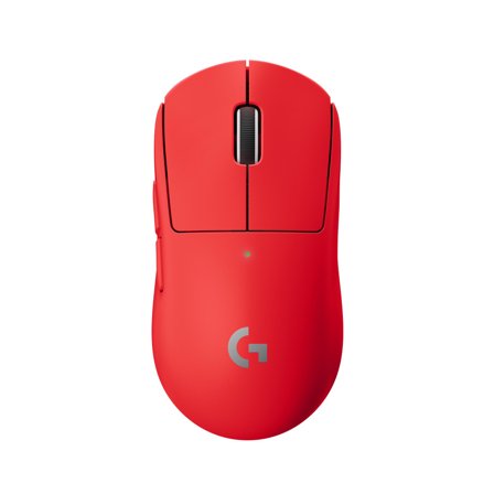 Logitech G PRO X SUPERLIGHT - mus - 2.4 GHz - rød