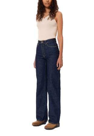 Nudie Jeans Eileen Dam Blå 28/32