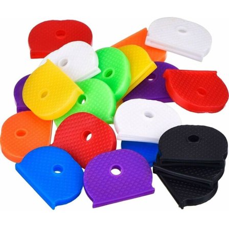 32 stk. fleksible nøgleovertræk til nemt at genkende dine nøgler