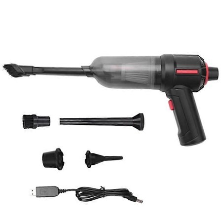 Trykluftstøvvippe & Mini Støvsuger til Tastatur 3-I-1, Bærbar Elektrisk Luftdåse, Trådløs