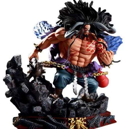 One Piece Anime Legetøj Beasts Pirates GK Battle Kaido Action Figur PVC Excellent Model