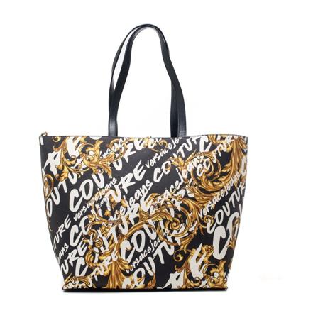 Versace Jeans Couture e double-face shoulder Väska svart, Dam, Dam, Storlek: ONE SIZE