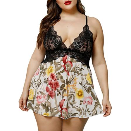 Printed Pyjamas Sommar Sovkläder Underkläder Sexig Spaghetti Strap
