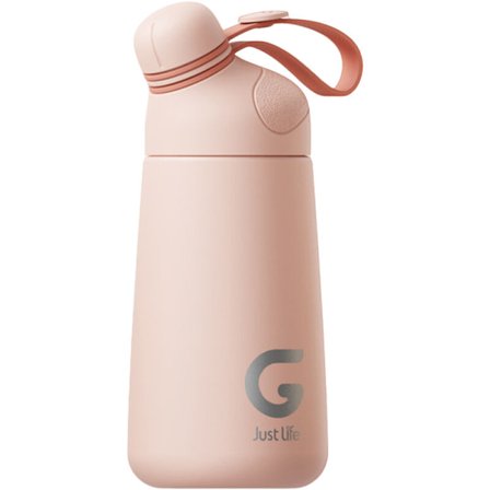 Liten bärbar termosmugg, enkel, skog, kalebass (pollen 400ml)