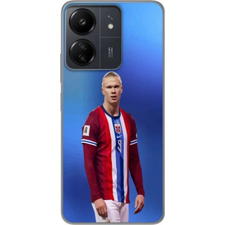 Kompatibelt Mobildeksel til Xiaomi Redmi 13C Erling Haaland Manchester City Norge fotball angriper toppspiller utrolig målproduksjon kraftig rask og v
