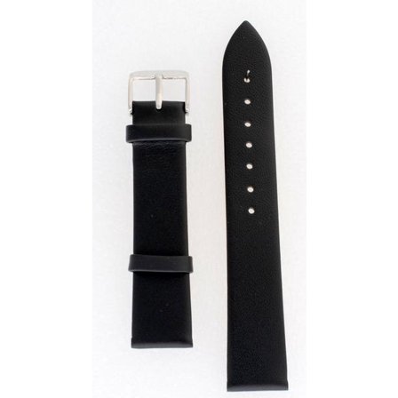 Klockarmband 12/14/16/18/20/22 mm svart