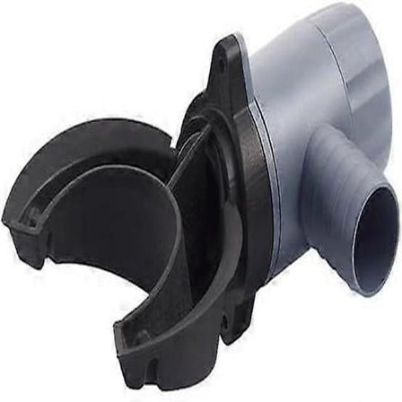 Regnvandsopsamler (til nedløbsrør 70-100 mm, regnvandsopsamler til regnvandstønder, til tagflader op til 80 m) 503070, grå