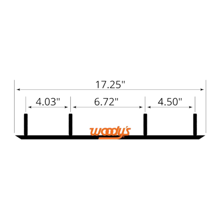 Ski Woodys Trail Hardweld C&A Pro Mini