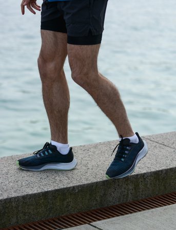 Danish Endurance Long Distance Running Low-Cut Socks - White - 43-47